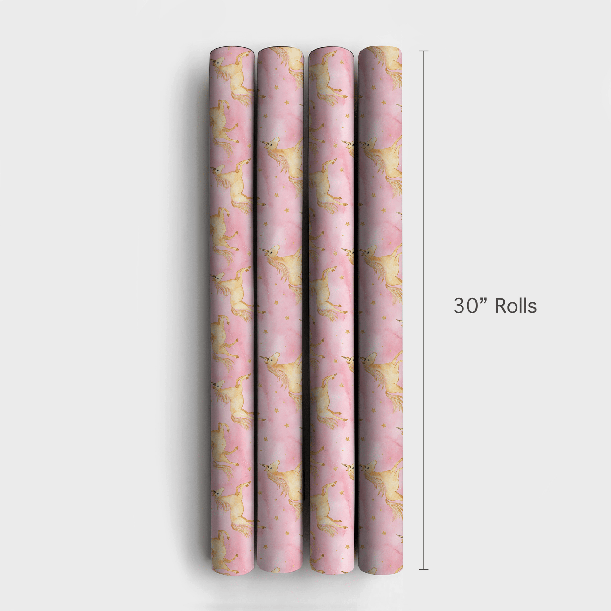 Gold Magic Unicorn - Wrapping Paper - Aspen & Arlo