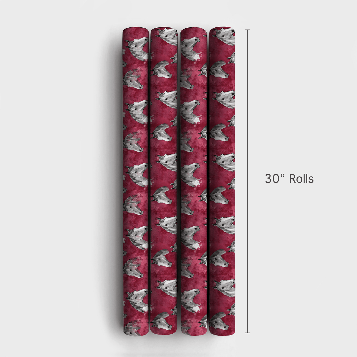 Crimson Rein - Wrapping Paper - Aspen & Arlo