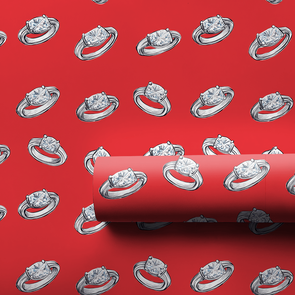 Ruby Diamond - Wrapping Paper - Aspen & Arlo
