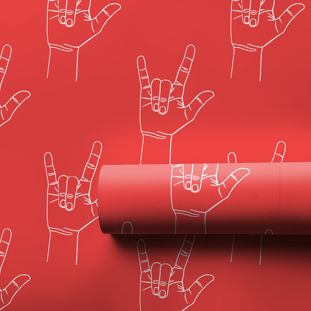 Love is Red - Wrapping Paper - Aspen & Arlo