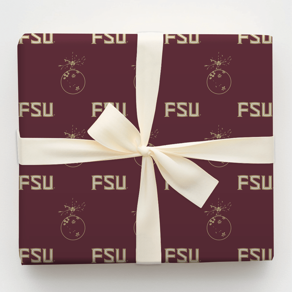 FSU Ornament - Wrapping Paper - Aspen & Arlo