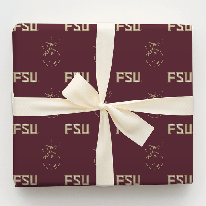 FSU Ornament - Wrapping Paper - Aspen & Arlo