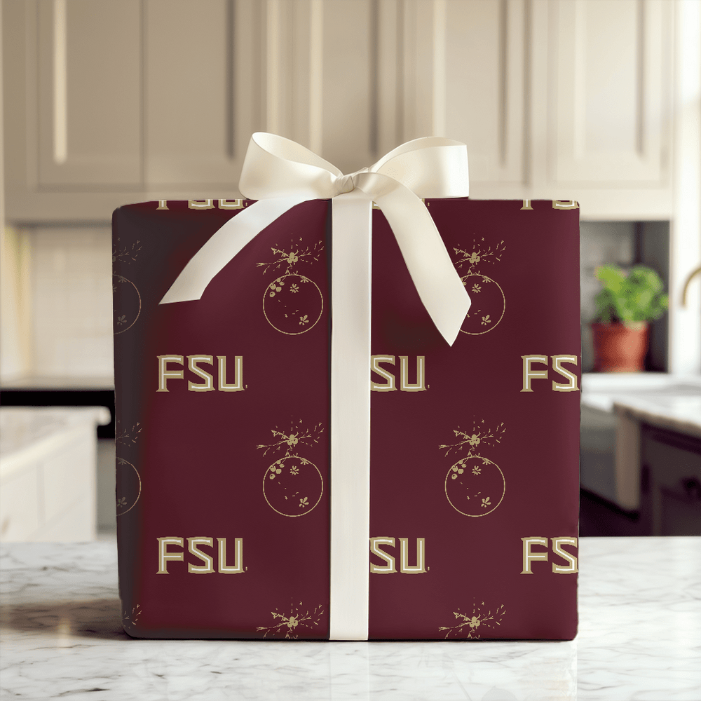 FSU Ornament - Wrapping Paper - Aspen & Arlo