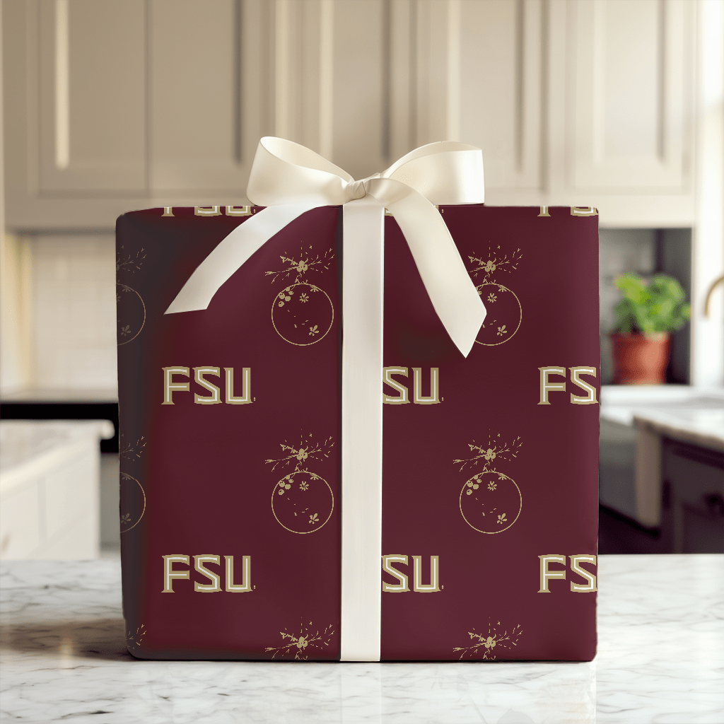 FSU Ornament - Wrapping Paper - Aspen & Arlo