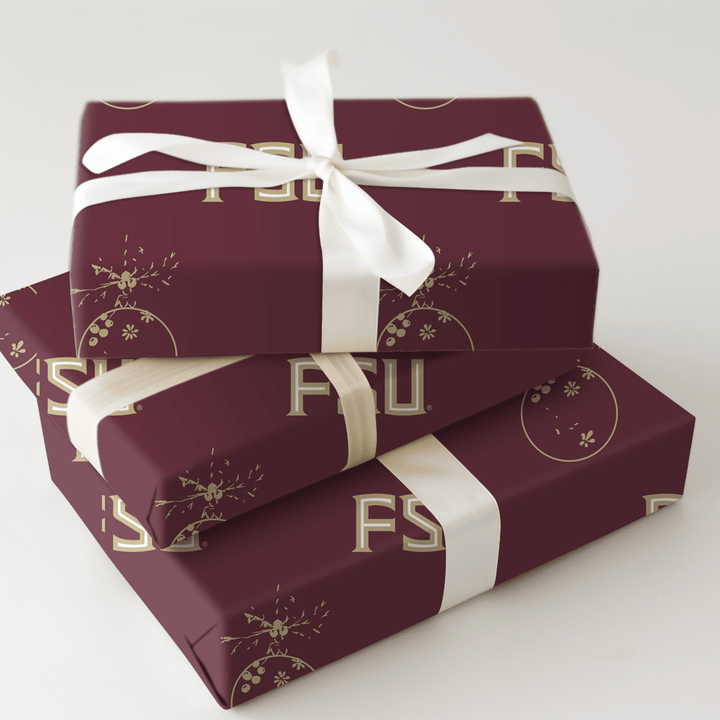 FSU Ornament - Wrapping Paper - Aspen & Arlo