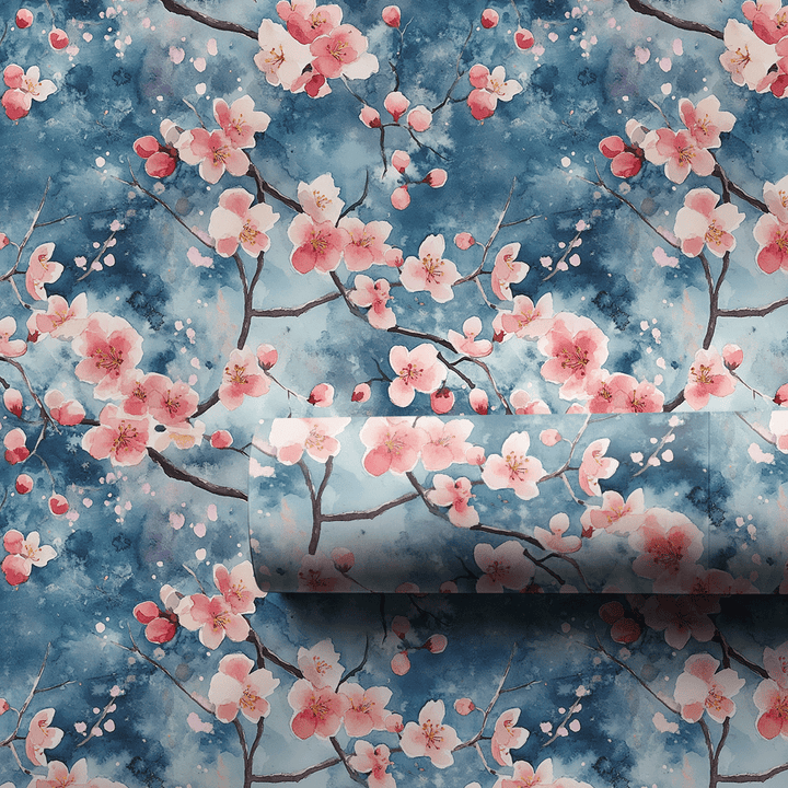 Pink Blossoms - Wrapping Paper - Aspen & Arlo