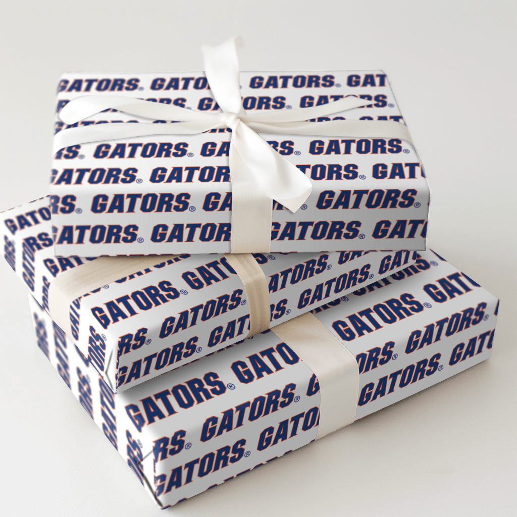 Repeating Gators - Wrapping Paper - Aspen & Arlo