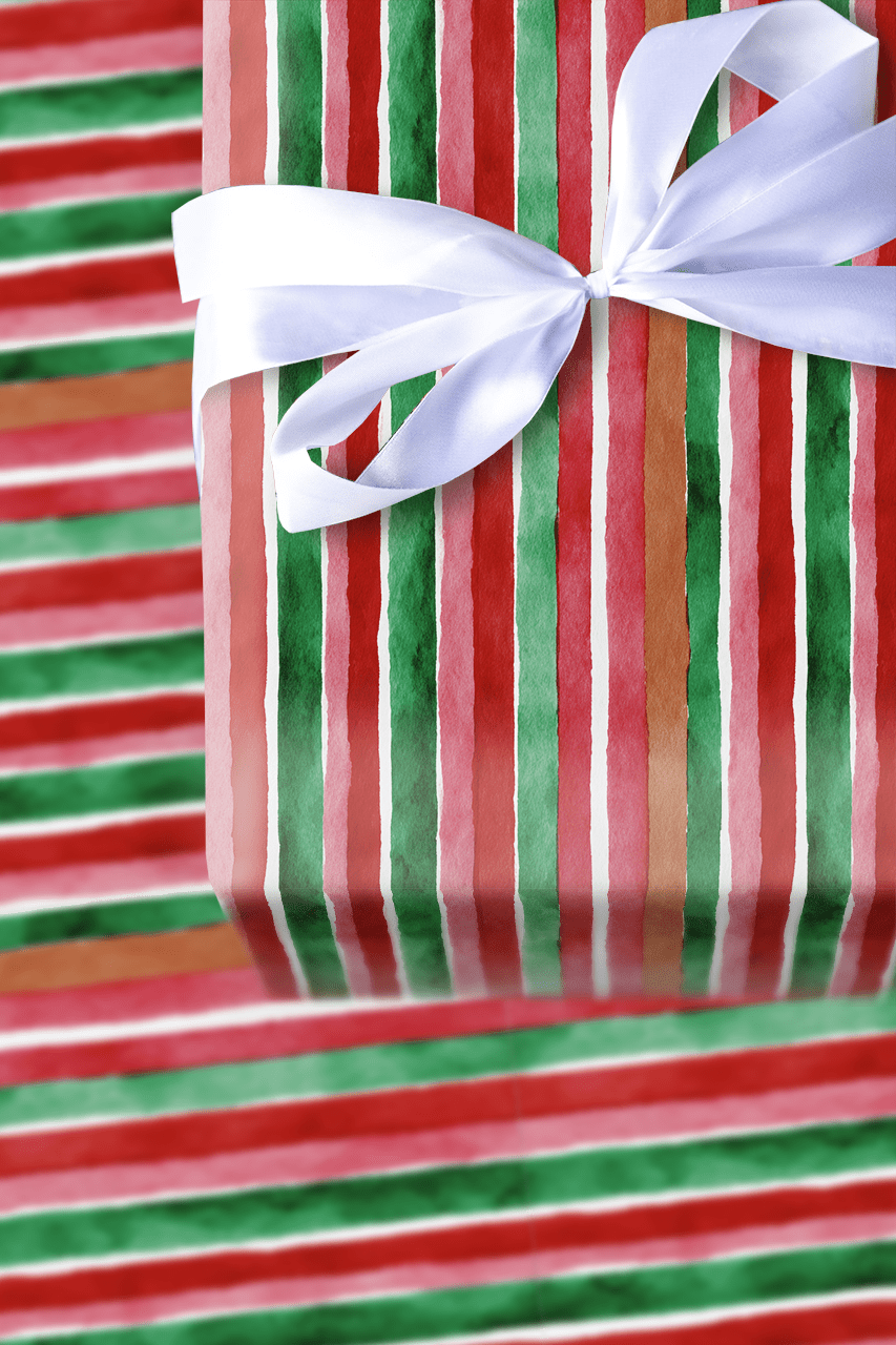 Decked in Diagonals - Wrapping Paper - Aspen & Arlo