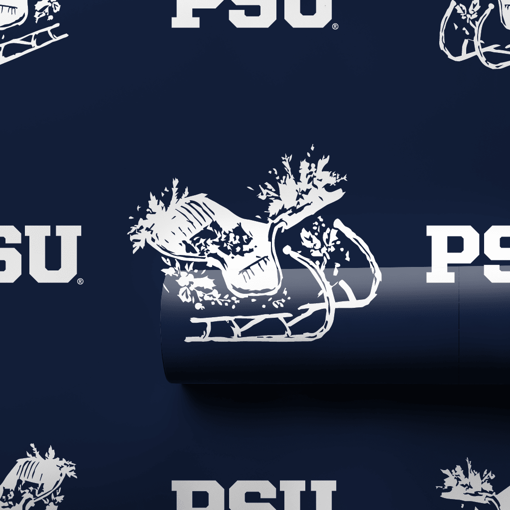 Sleigh PSU - Wrapping Paper - Aspen & Arlo
