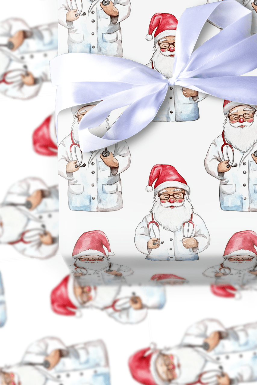 Claus Care - Wrapping Paper - Aspen & Arlo