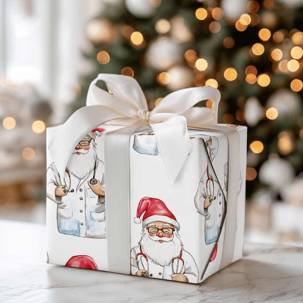 Claus Care - Wrapping Paper - Aspen & Arlo