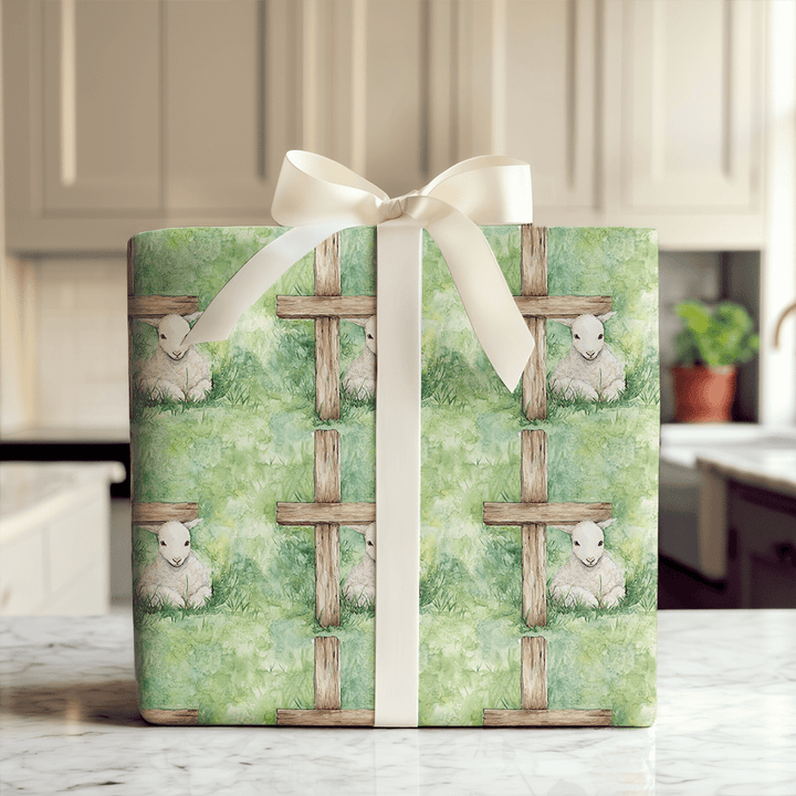 Holy Lamb - Wrapping Paper - Aspen & Arlo
