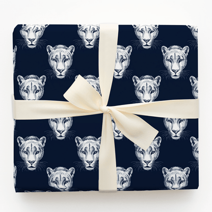 Navy Fight - Wrapping Paper - Aspen & Arlo