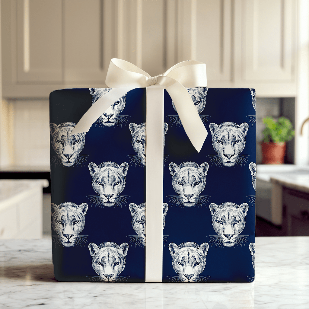 Navy Fight - Wrapping Paper - Aspen & Arlo