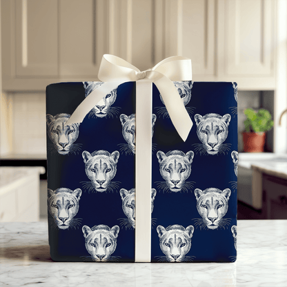 Navy Fight - Wrapping Paper - Aspen & Arlo