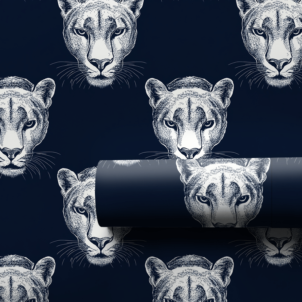 Navy Fight - Wrapping Paper - Aspen & Arlo