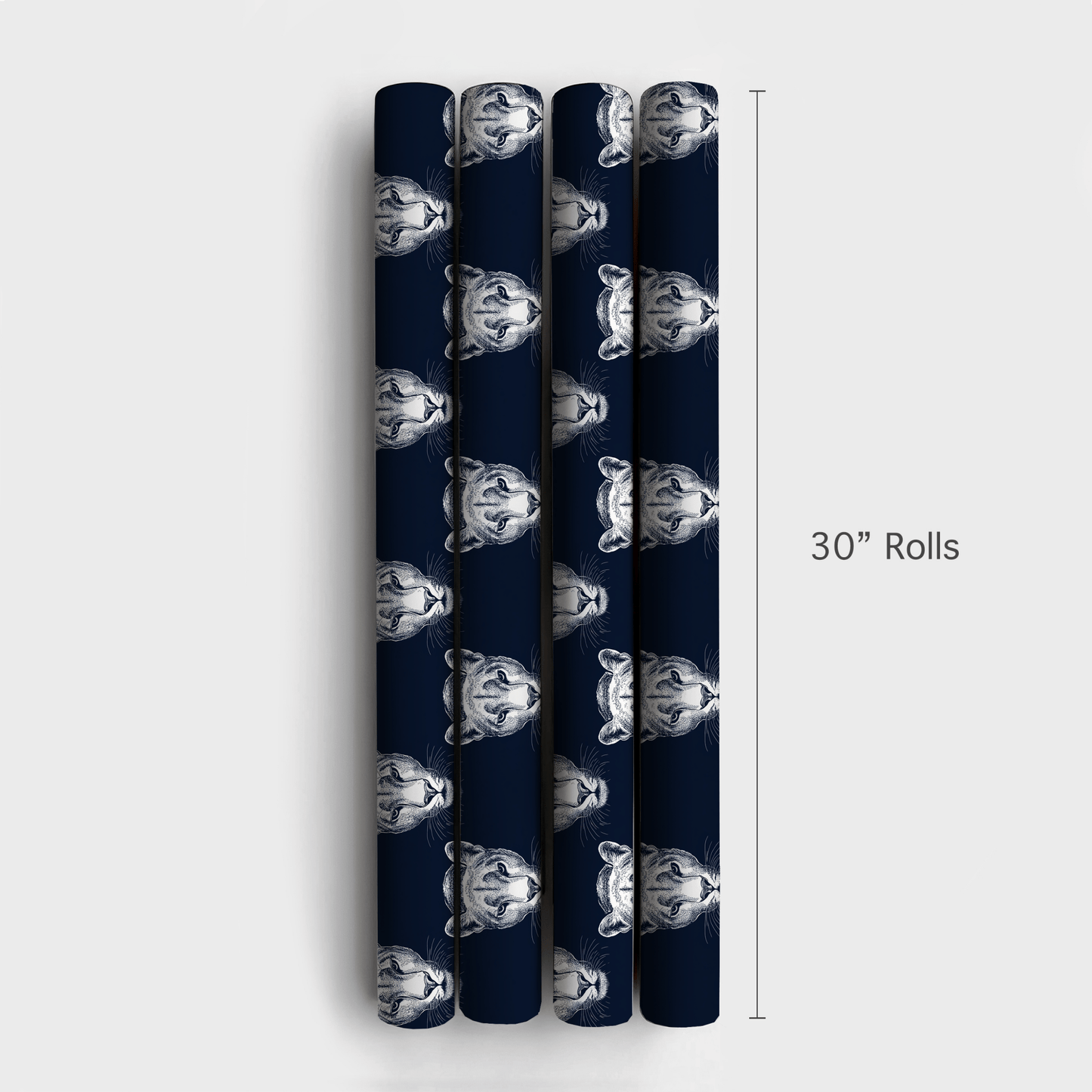 Navy Fight - Wrapping Paper - Aspen & Arlo