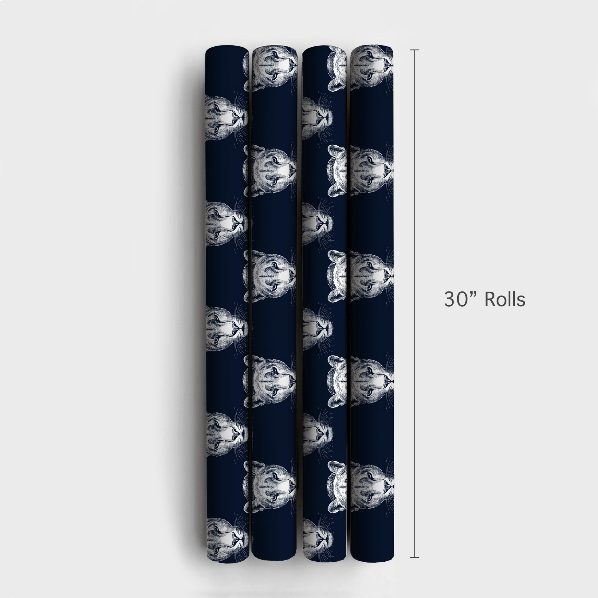 Navy Fight - Wrapping Paper - Aspen & Arlo
