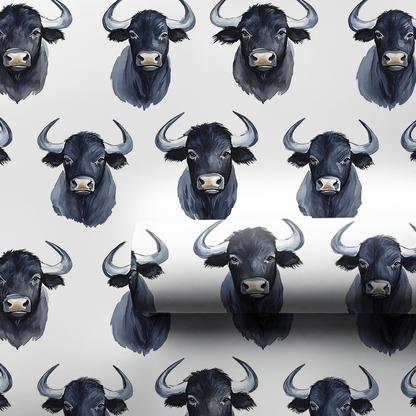 Conquering Horns - Wrapping Paper - Aspen & Arlo