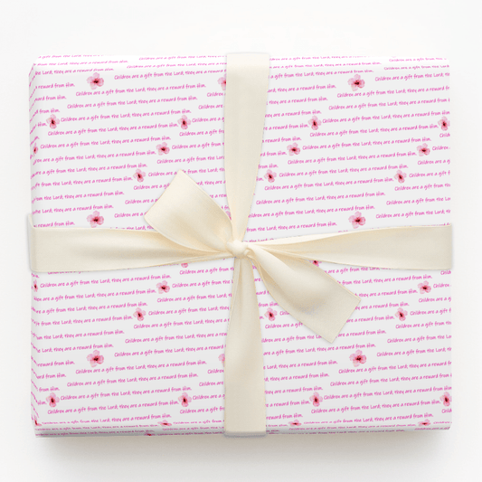 A Gift in Pink - Wrapping Paper - Aspen & Arlo