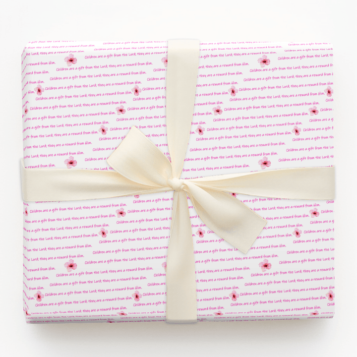 A Gift in Pink - Wrapping Paper - Aspen & Arlo