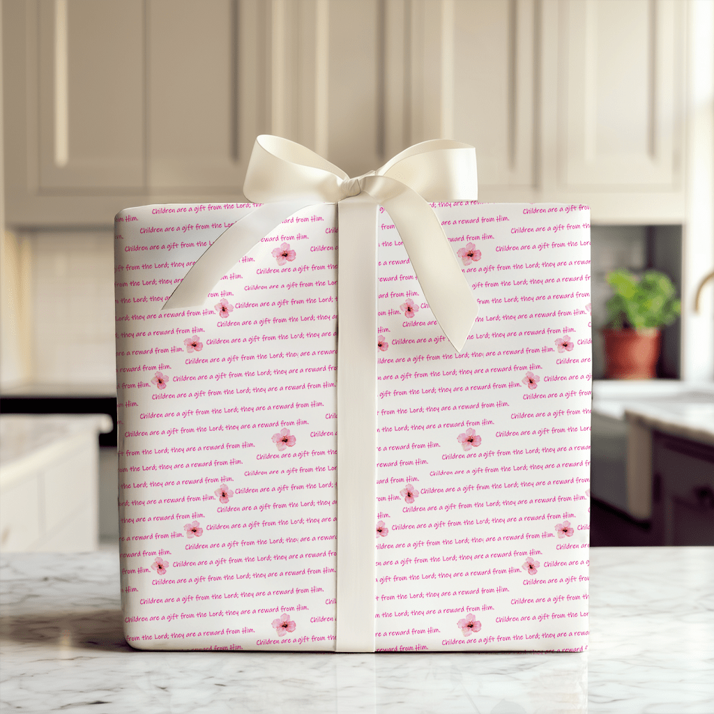 A Gift in Pink - Wrapping Paper - Aspen & Arlo