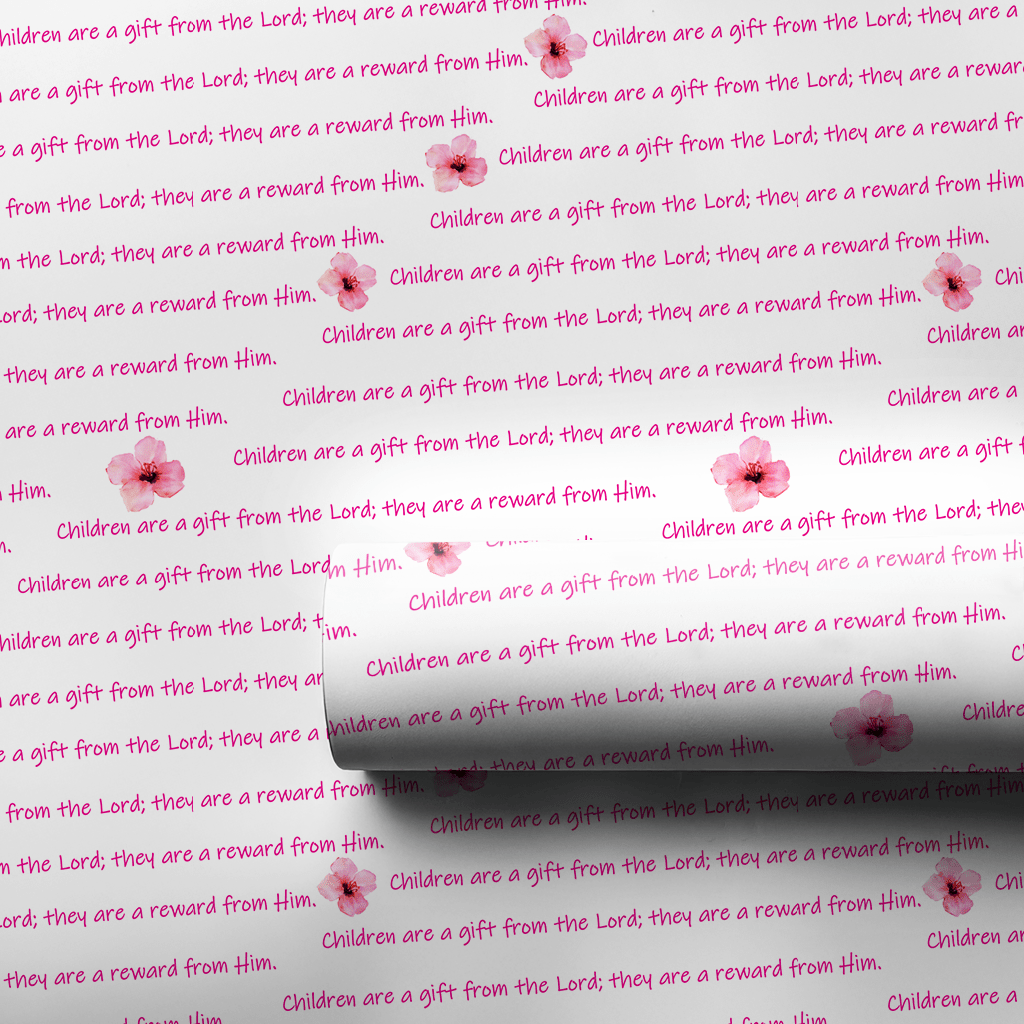 A Gift in Pink - Wrapping Paper - Aspen & Arlo