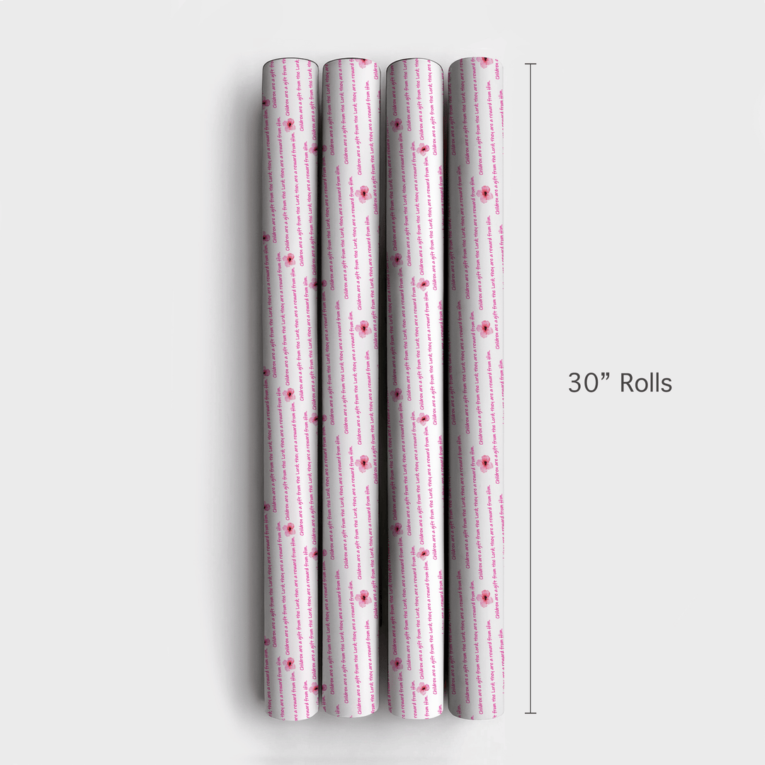 A Gift in Pink - Wrapping Paper - Aspen & Arlo