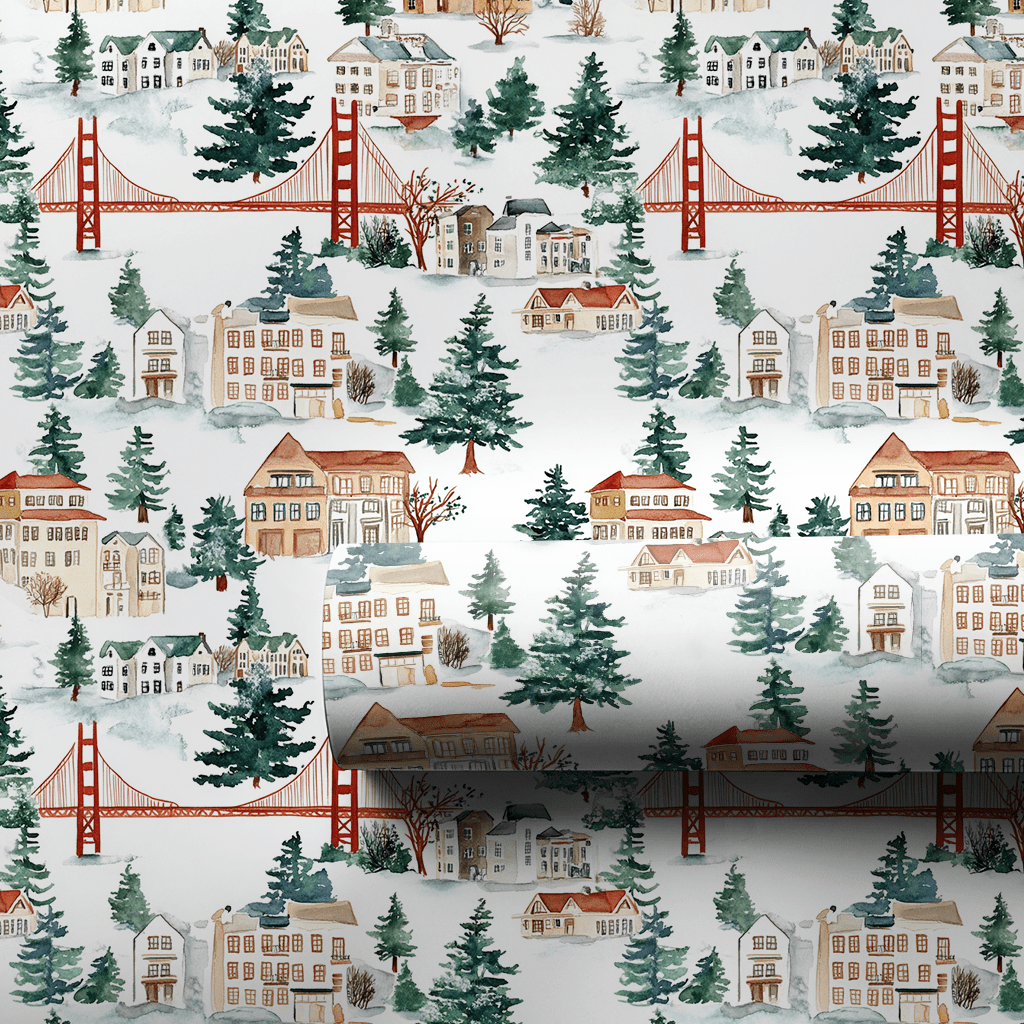 City By the Bay - Wrapping Paper - Aspen & Arlo