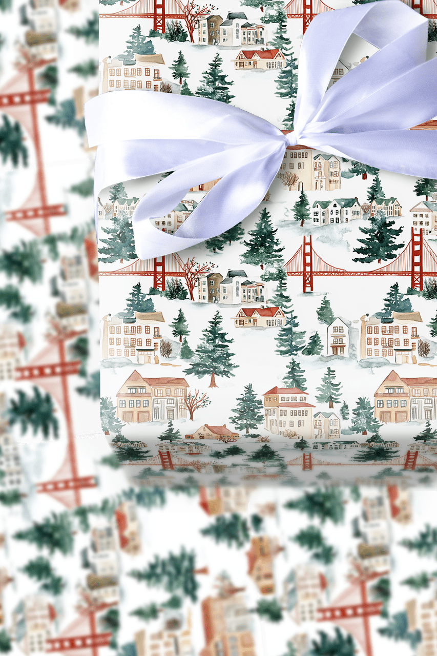 City By the Bay - Wrapping Paper - Aspen & Arlo