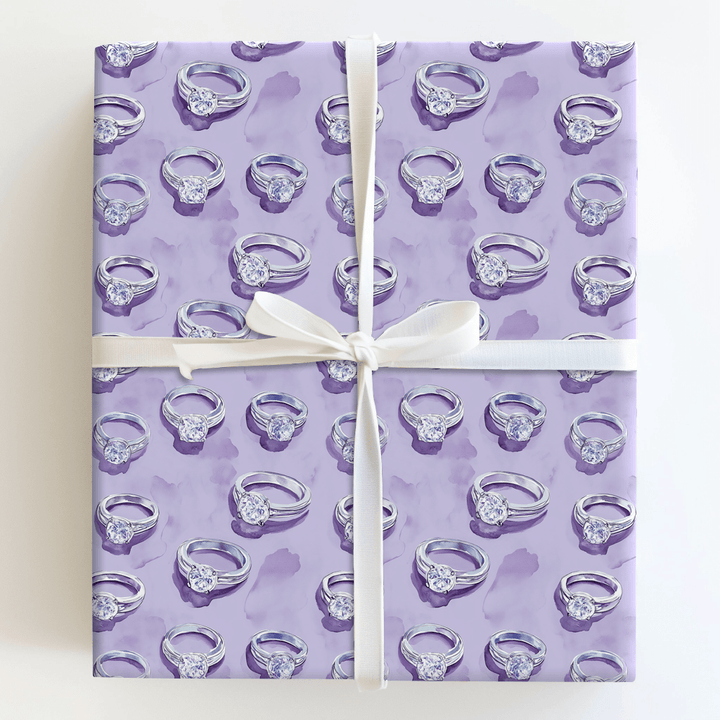 Purple Yes - Wrapping Paper - Aspen & Arlo