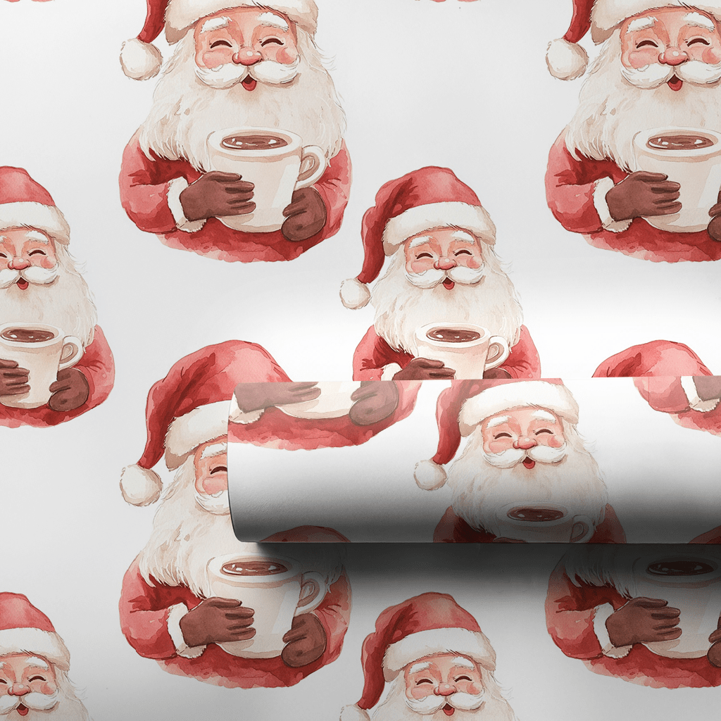 Java Claus - Wrapping Paper - Aspen & Arlo