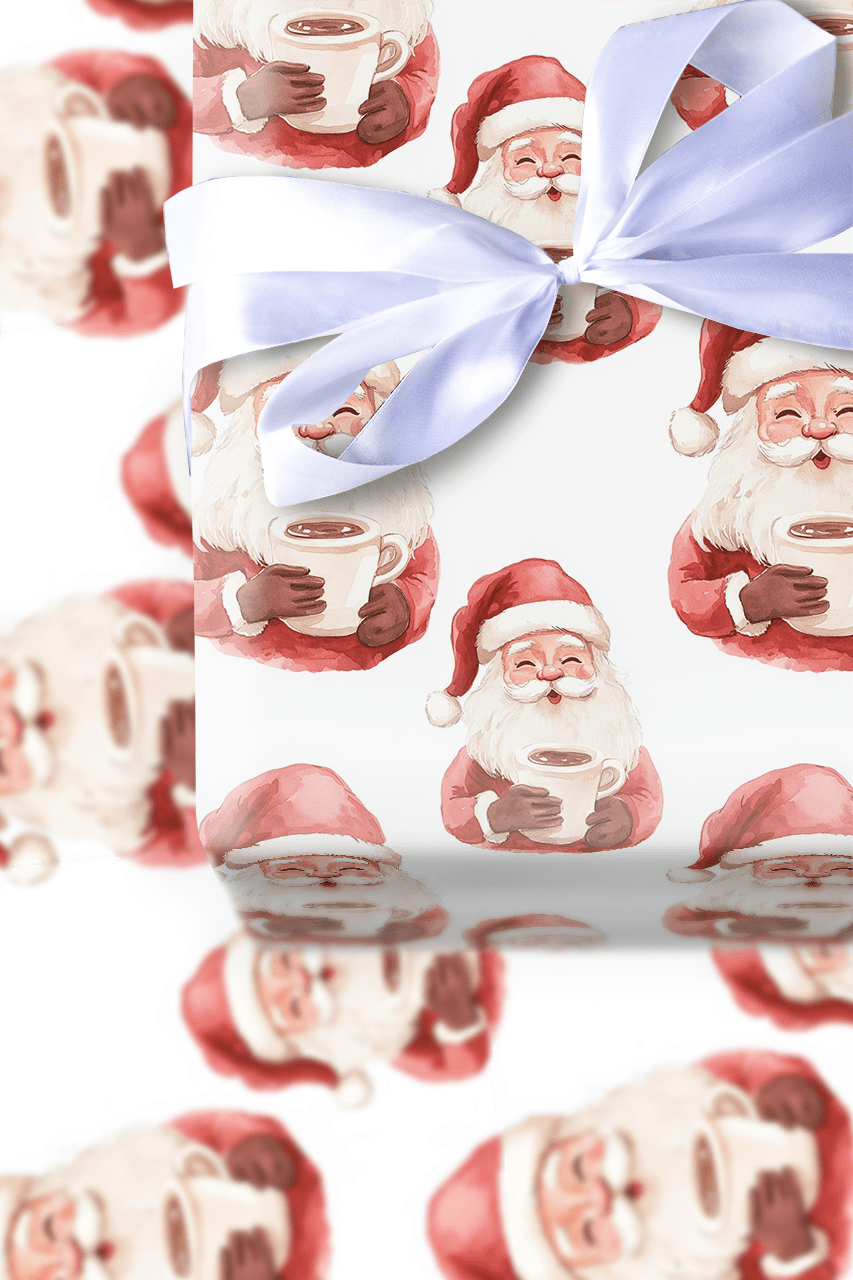 Java Claus - Wrapping Paper - Aspen & Arlo