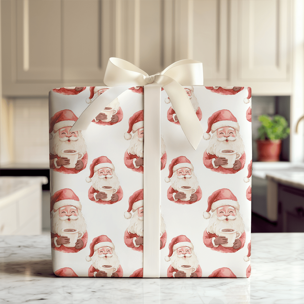 Java Claus - Wrapping Paper - Aspen & Arlo