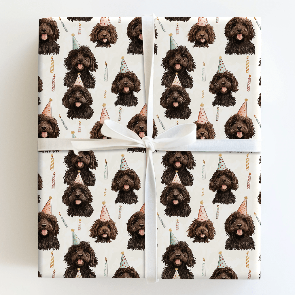 Brown Curls - Wrapping Paper - Aspen & Arlo