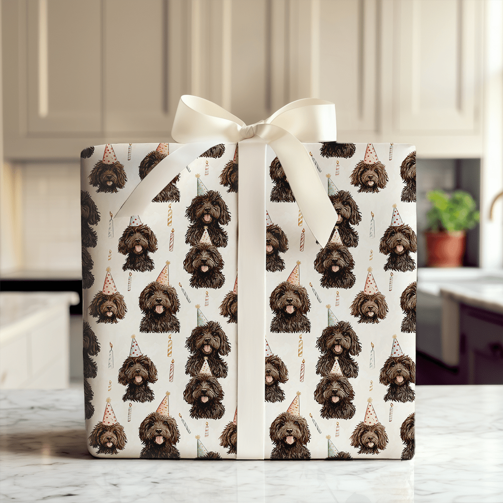 Brown Curls - Wrapping Paper - Aspen & Arlo