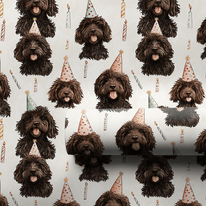Brown Curls - Wrapping Paper - Aspen & Arlo