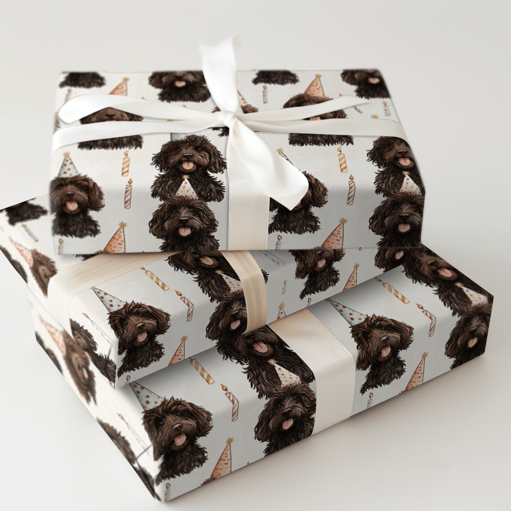 Brown Curls - Wrapping Paper - Aspen & Arlo