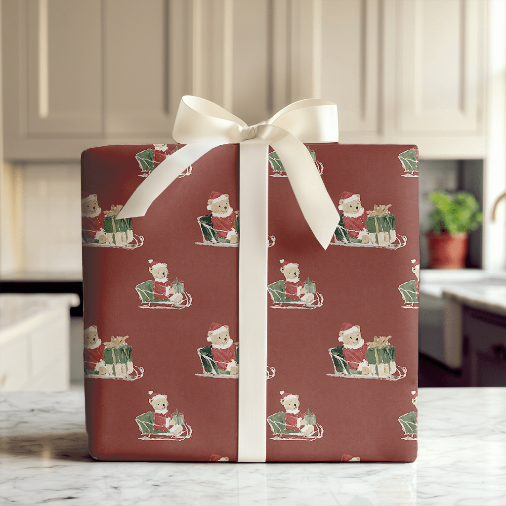 That's Not Santa! - Wrapping Paper - Aspen & Arlo