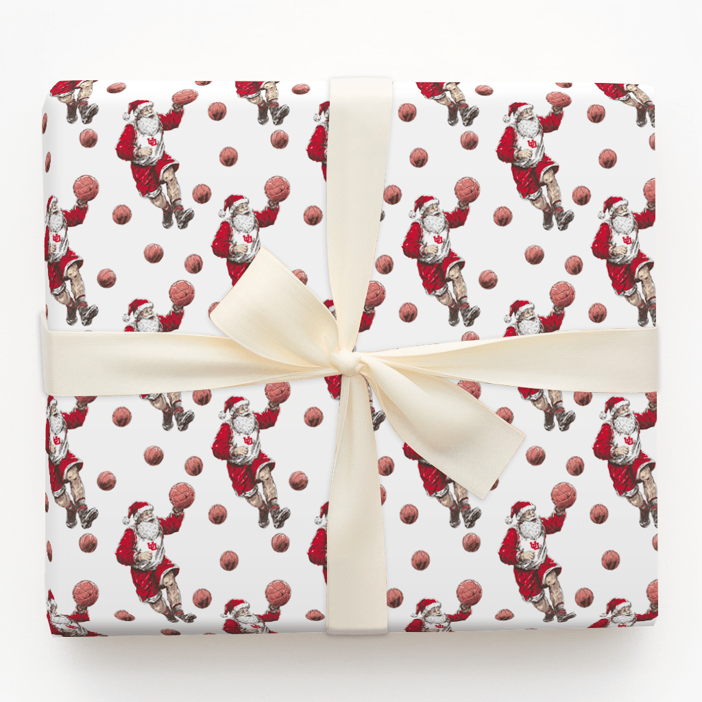 North Pole Power Forward - Wrapping Paper - Aspen & Arlo