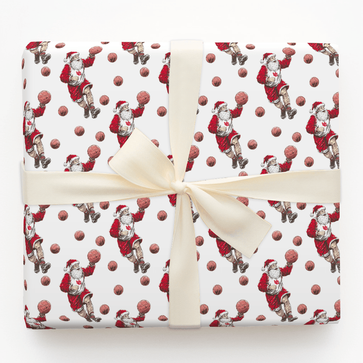 North Pole Power Forward - Wrapping Paper - Aspen & Arlo