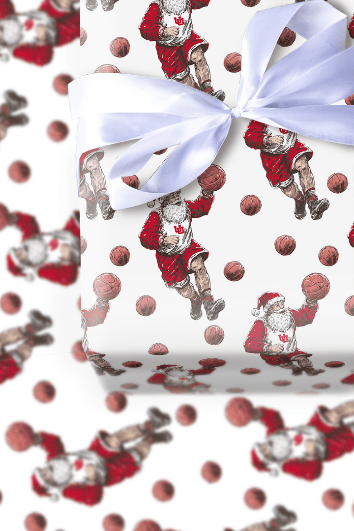 North Pole Power Forward - Wrapping Paper - Aspen & Arlo