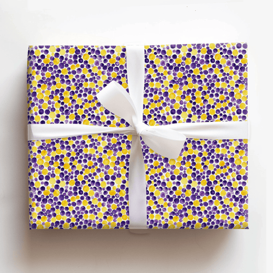 Gold and Purple - Wrapping Paper - Aspen & Arlo