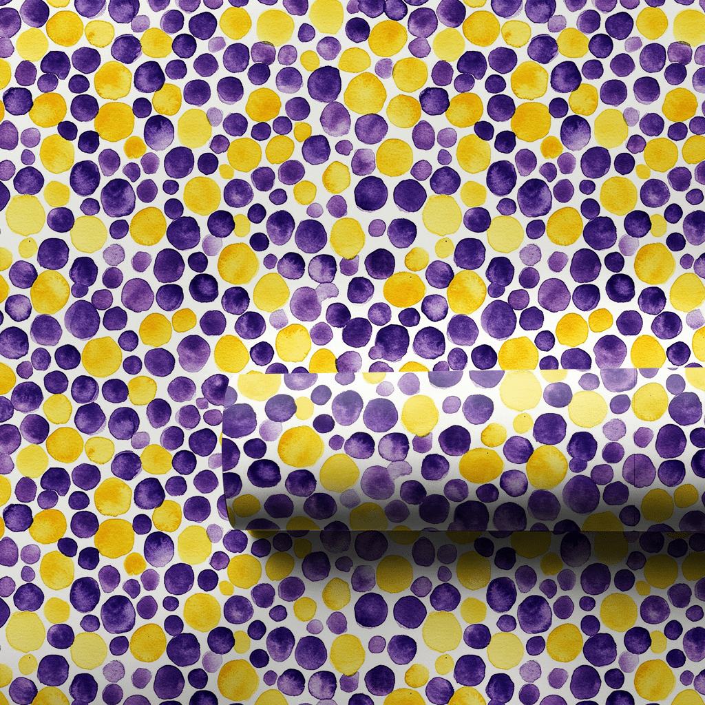 Gold and Purple - Wrapping Paper - Aspen & Arlo