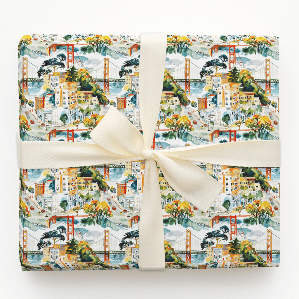 Save Me, San Francisco - Wrapping Paper - Aspen & Arlo
