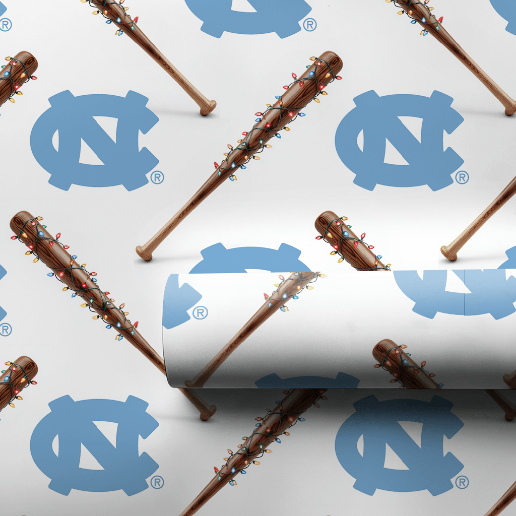 Carolina Holiday Home Run - Wrapping Paper - Aspen & Arlo