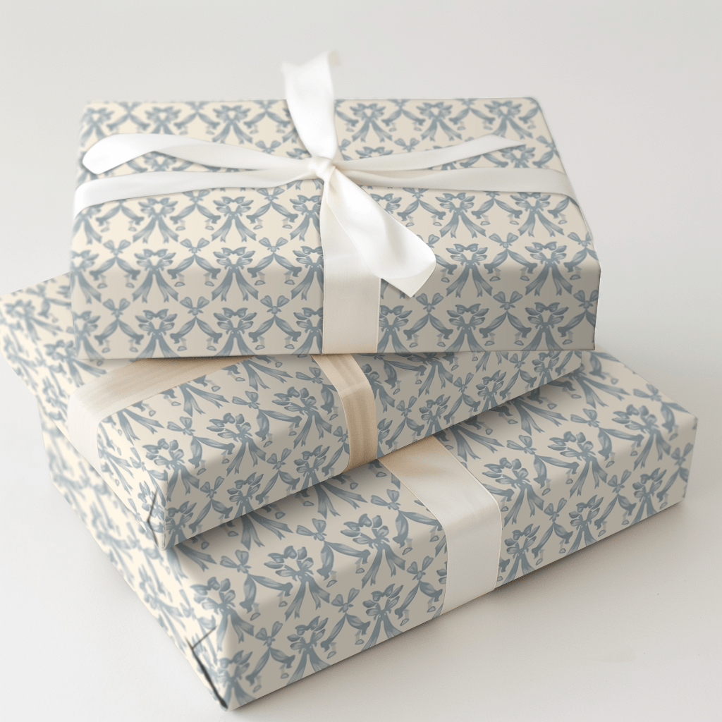My Vintage Bow - Wrapping Paper - Aspen & Arlo