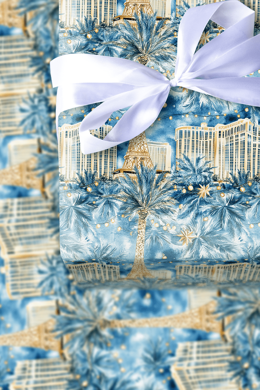 Sleigh Bell Slots - Wrapping Paper - Aspen & Arlo