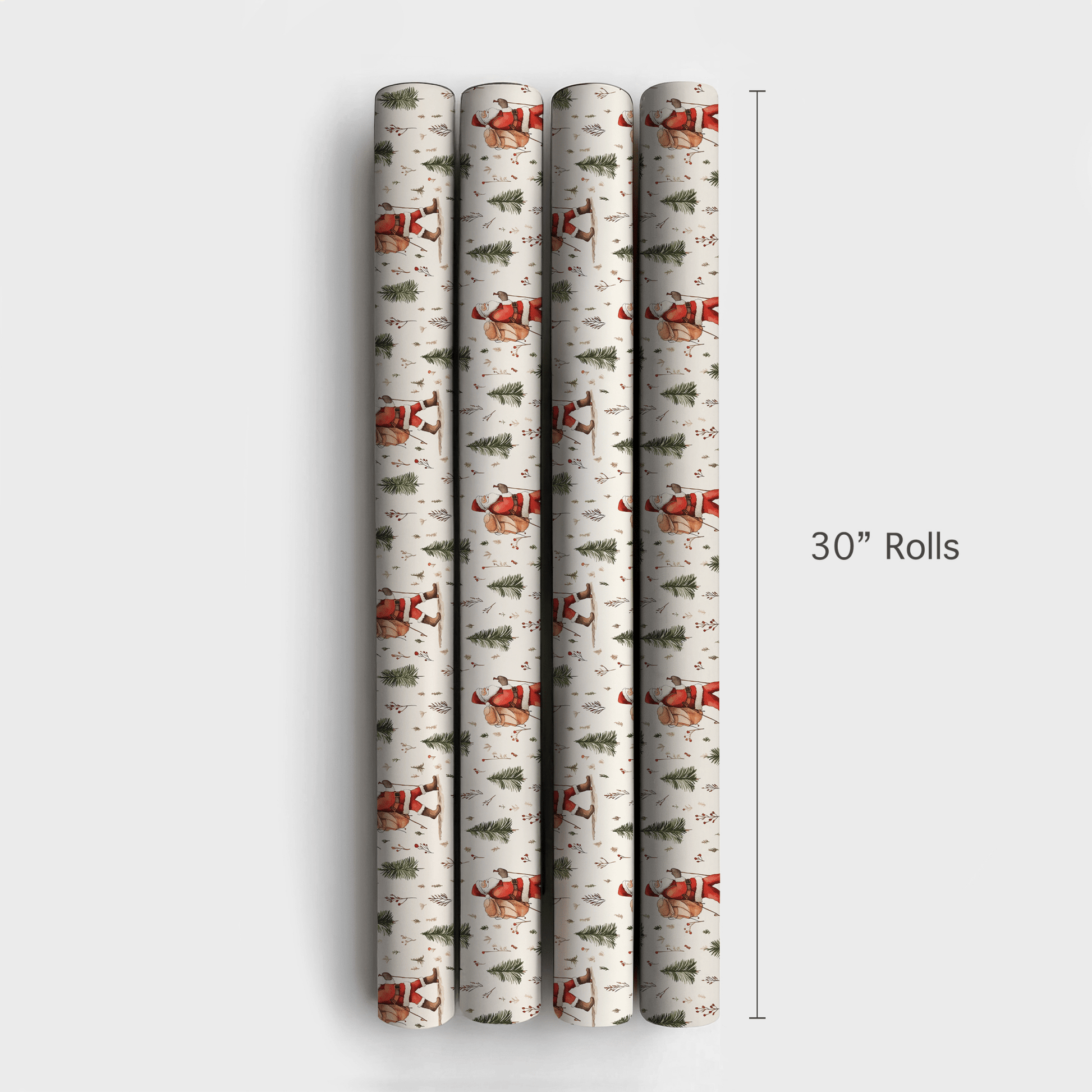 Hike Santa Hike - Wrapping Paper - Aspen & Arlo