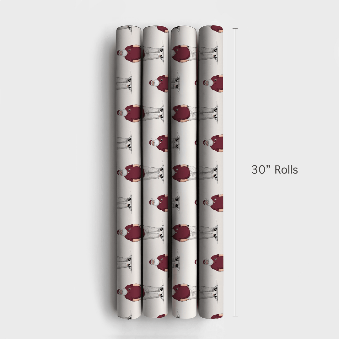 FSU Santa Polo - Wrapping Paper - Aspen & Arlo